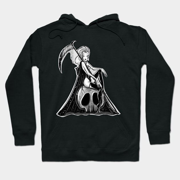 Pale Death Hoodie by Stefani Rabideaux